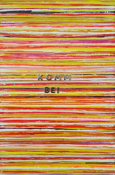 komm bei by malte sonnenfeld 2023 acryl 40cm x 60cm