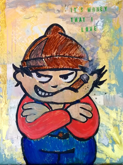 itsmoneythatilove acryl 60x80 2025