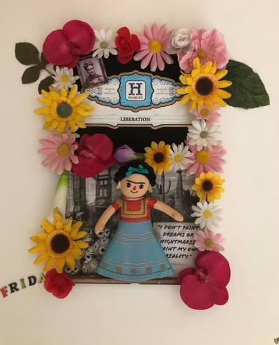 FS - Frida - CollageArt - mixed media - 40x50-2021