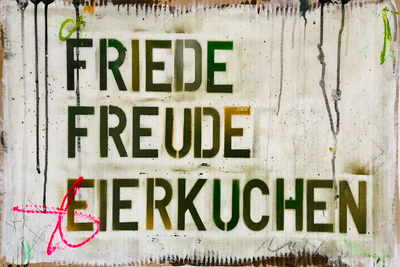 ID-Friede Freude Eierkuchen-Epoxidharz auf Pappe-40x60-2022