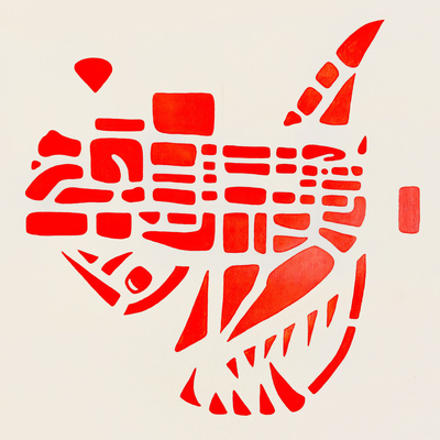 rrm - Diablura (Bengelchen) - Acryl auf Leinwand - 80x80 - 2021