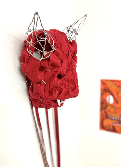 rrm - Maske -  mixed media - 32x125x12 - 2021
