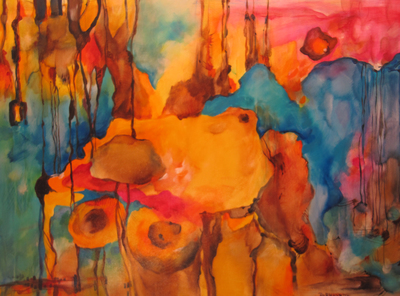23. ohne Titel,Acryl auf Leinwand 150 x 100 cm gemalt 2018, BZ