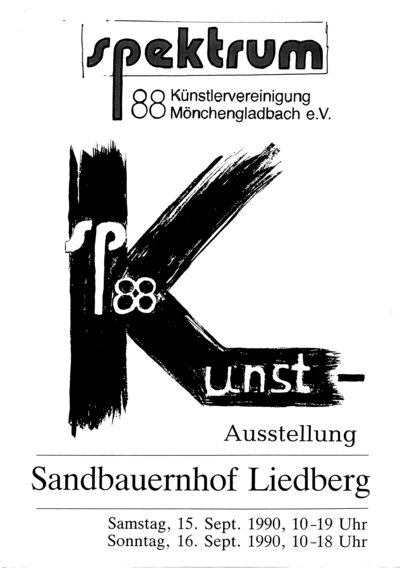 1990 Sandbauernhof Liedberg schwarz-weiß
