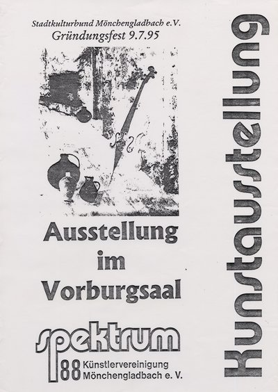 1995 Vorburgsaal Stadtkulturbund MG schwarz-grau